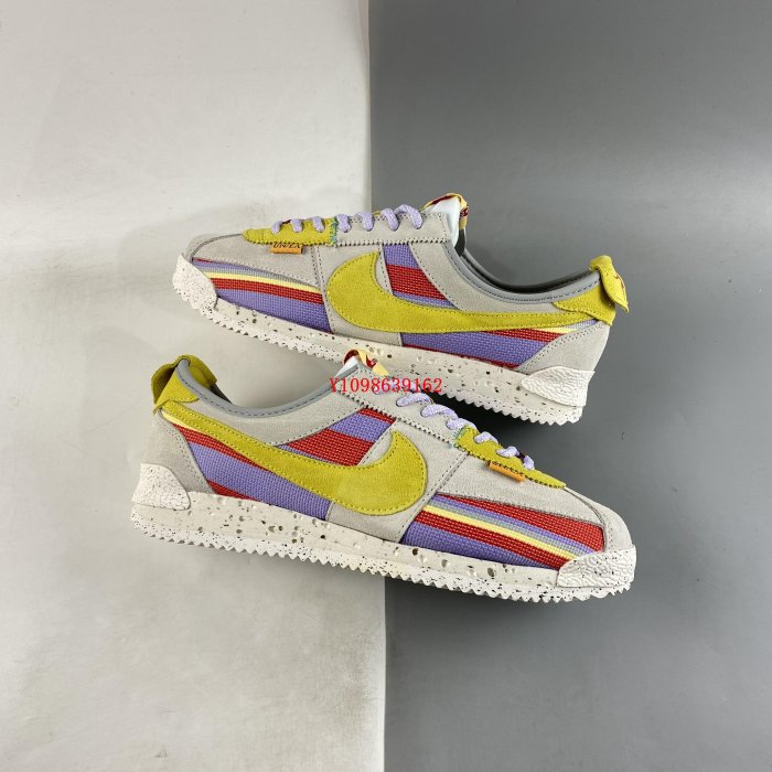 NIKE Cortez 50週年 彩色 阿甘時尚運動慢跑鞋 DR1413-100 男女鞋