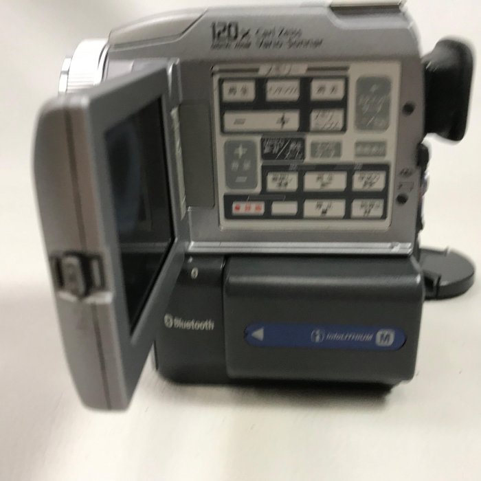 藏舊尋寶屋】老日本早期Sony DCR-PC120 數位攝影機MINI DV 附電池卡帶
