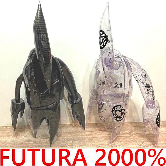 その他 FUTURA FL-006-CF Futura Laboratories Futura FL-006-CF Black Pointman Figure FUTURA 