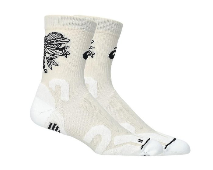 【曼森體育】ASICS 亞瑟士 網球 中筒襪 男女中性款 網球襪  蜻蜓系列 3043A133-101