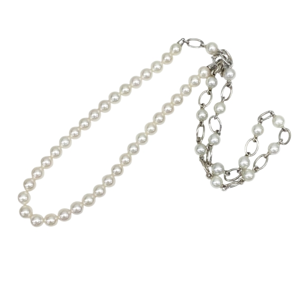 MIKIMOTO 御木本 Akoya 珍珠 M Code Liberte 項鏈 【二手名牌BRAND OFF】