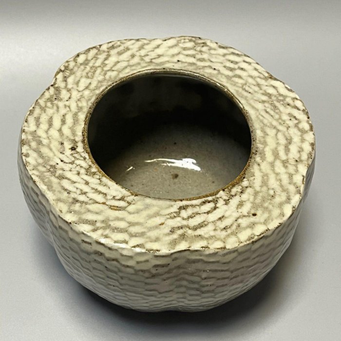 日本帶回，人間國寶島岡達三，象嵌灰皿，全品原盒， 舊藏古玩收藏二手