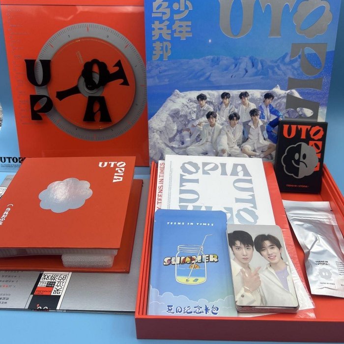 TNT時代少年團專輯二專小卡實體專輯烏托邦少年三時有聲已拆已綁| Yahoo拍賣