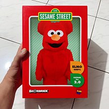 BE@RBRICK SESAME STREET ELMO Costume 2.0 芝麻街400% 紅餅乾庫柏力克