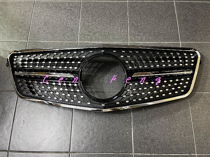 涔峰ＣＦ☆ (黑)賓士 BENZ W212 S212 前期 滿天星 水箱護罩 滿天星鑽 水箱罩 E200 E300