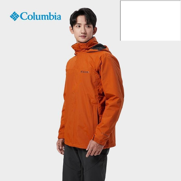 Columbia哥倫比亞男防水衝鋒衣可拆卸抓絨內膽三合一外套WE7211