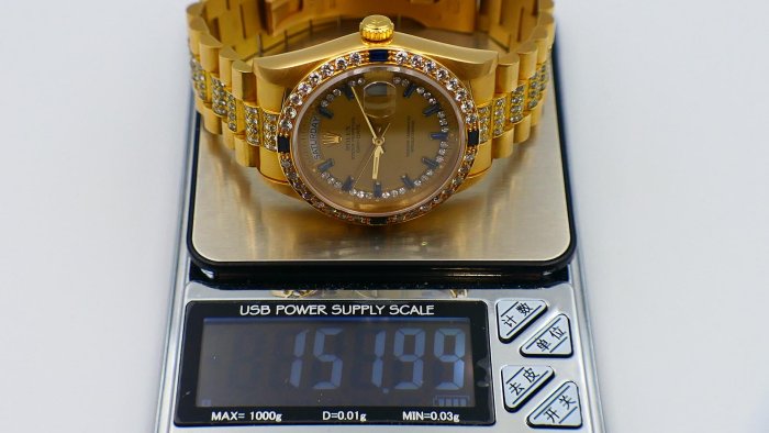 【美好時光】個人收藏釋出!ROLEX勞力士藍寶冰糖18038超美品! ( 1803 18238 118238參考)