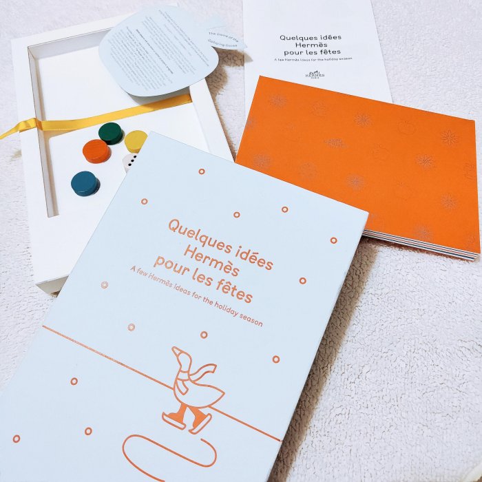 Hermes 愛馬仕 VIP禮品 收藏品 VIP限定 奔鵝遊戲 禮盒 禮物 大富翁 骰子遊戲 精品收藏 桌遊 愛馬仕擺件