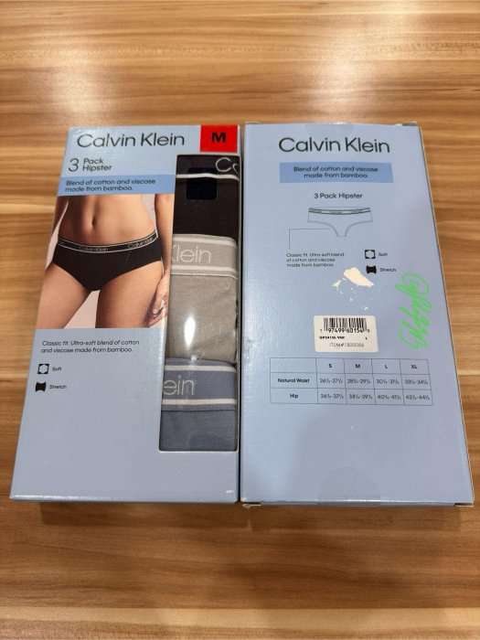 ￼［代購］Calvin Klein女內褲三入組 M不挑款 #1805064