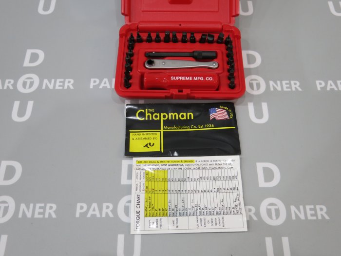 Dou Partner】Supreme x Chapman Screwdriver Set 螺絲起子工具組現貨