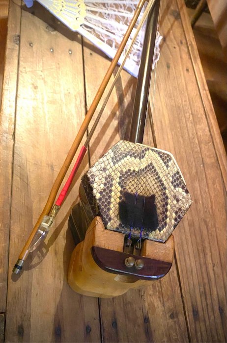 早期二胡蛇皮鼓面蛇面蛇皮胡琴中國樂器古董二胡古典收藏琵琶古箏可參考