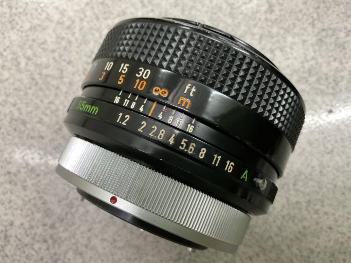 [保固一年]【高雄明豐] CANON LENS FD 55mm 1;1.2 s.s.c.便宜賣 [B1003]