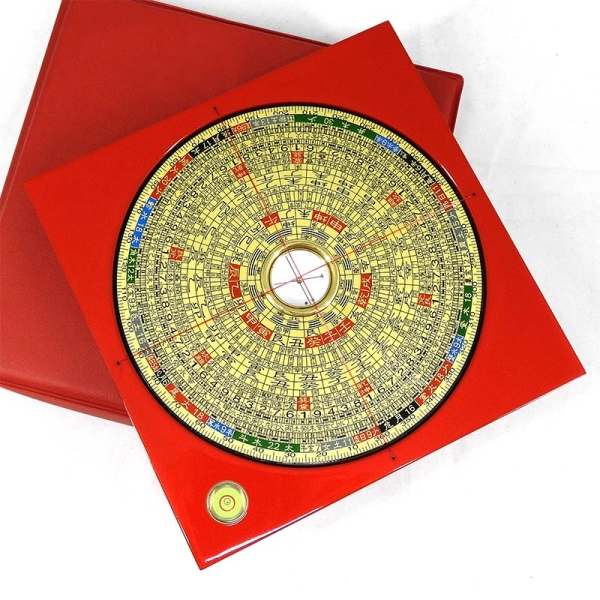 吉祥開運坊】台製羅盤【專業附水平羅盤5.2吋15.8cm 綜合台灣製電木鎮宅