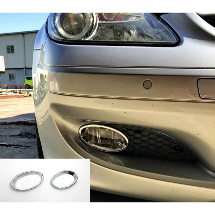 【JR佳睿精品】04-09 Benz 賓士 SLK200 SLK280 R171 改裝 鍍鉻 前下巴 霧燈 飾框 貼片