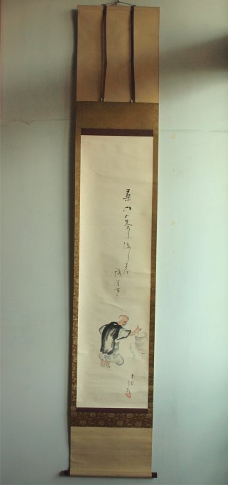 紙本 日本書畫掛軸 瓜 15 松果坊】日本茶掛製茶人日本傳統精緻裱褙掛軸s409b | Yahoo拍賣