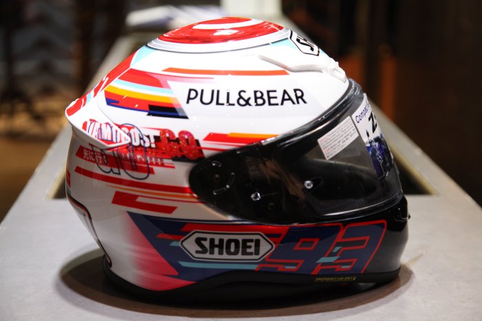 已售出日本製SHOEI Z-7 MARQUEZ POWER UP! TC-1 Z7 彩繪全罩式安全帽XL