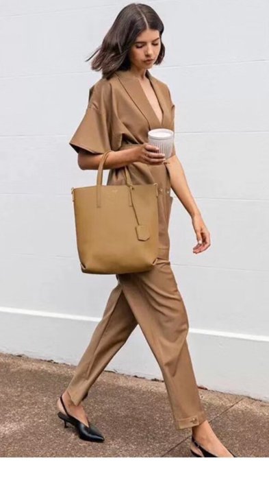 ╭☆包媽子店☆Oroton 澳洲輕奢品牌牛皮通勤單肩手提包托特公文包Duo Small Zip((現貨台灣))