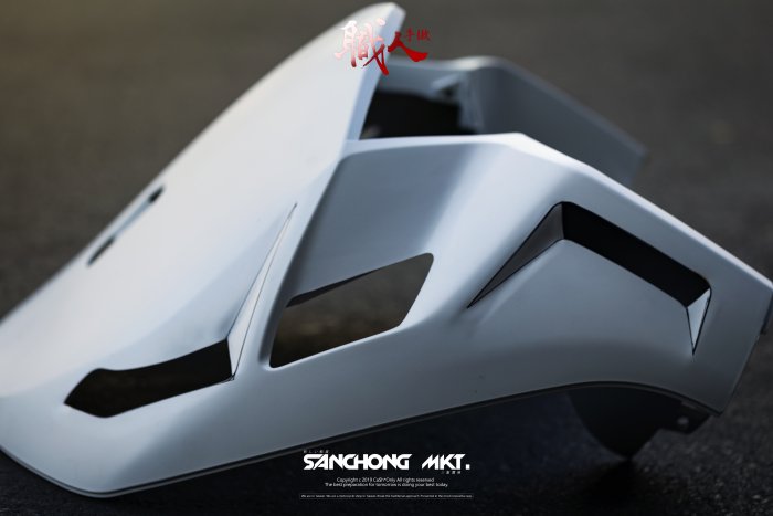 三重賣場 AI1手工切割 車殼 進氣開孔造型 ai1空力套件 進風孔 ai1車殼 造型車殼 手工開孔 宏佳騰電動車