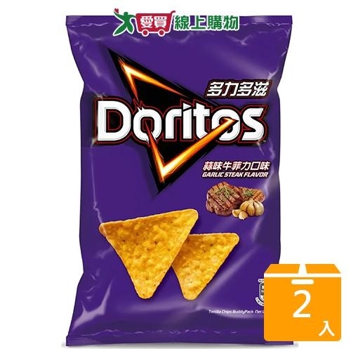 多力多滋蒜味牛菲力口味玉米片102G【兩入組】【愛買】