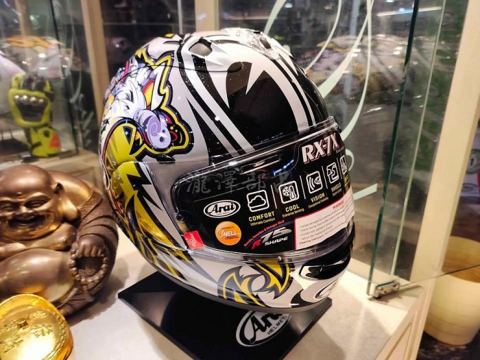 瀧澤部品日本ARAI RX-7X 全罩安全帽Nakasuga 4 中須賀克行RX7X