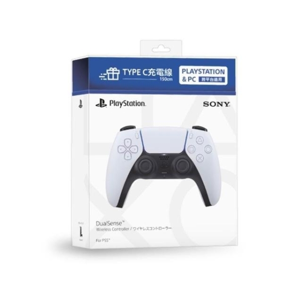 【PS5周邊】DualSense 無線控制器 電競同捆組-白