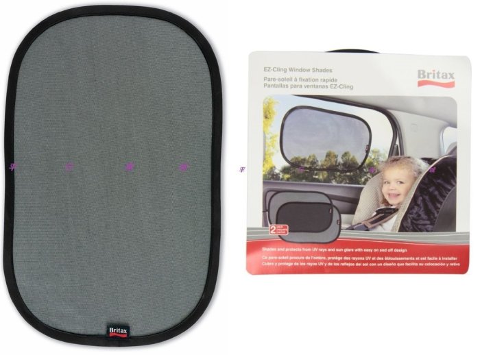 美國Britax EZ-Cling Sun Shade 汽車遮陽隔熱/防曬遮陽板** 2入