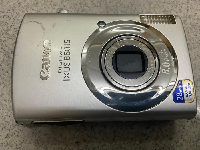 [保固一年][高雄明豐] Canon IXUS 860 IS CCD 數位相機 便宜賣 [J1705]