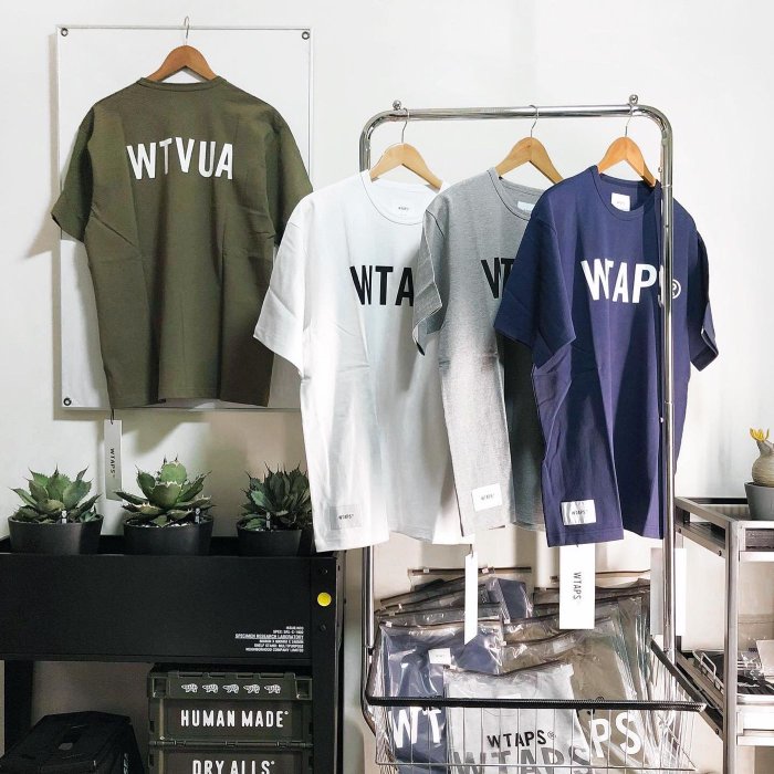トップス M WTAPS BANNER SS COTTON T White WTVUA Wtaps WTVUA T-Shirt | FIRMAMENT - Berlin Renaissance
