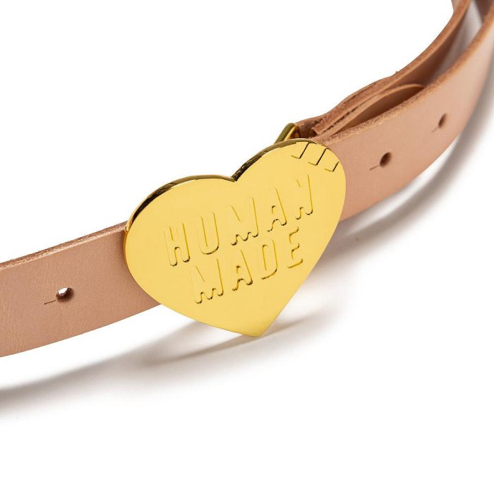 日貨代購CITY】2025SS HUMAN MADE HEART LEATHER BELT 愛心皮帶現貨