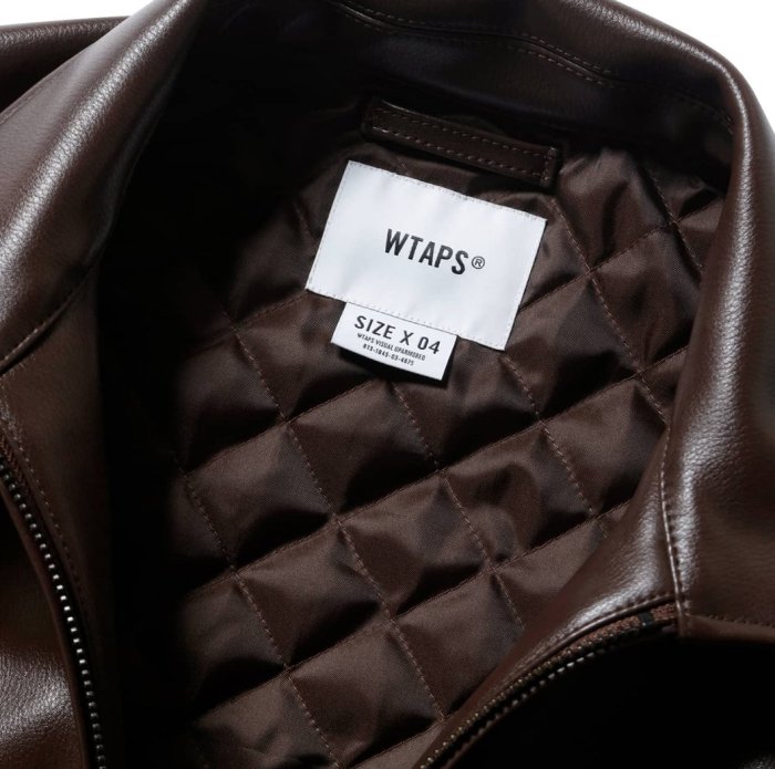 日貨代購CITY】22AW WTAPS JFW-01 JACKET SYNTHETIC X3.0 皮衣