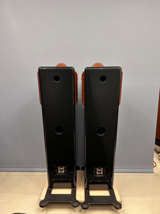 中古 良好 USHER compass CP-6381 Signature 8仕様 アッシャー スピーカー ペア レッド 直 T3913774