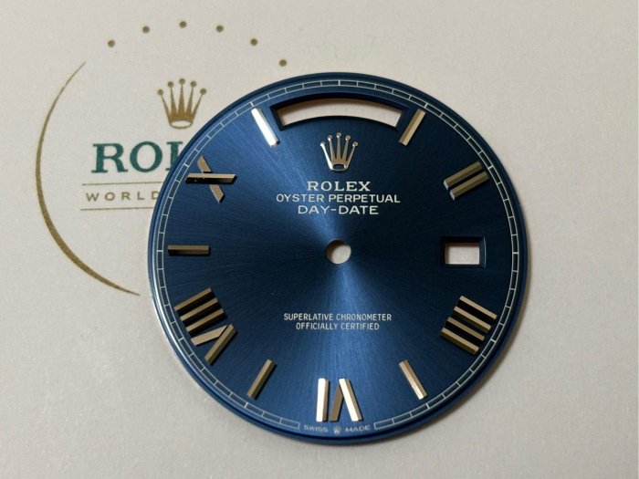ROLEX DD (WG)228239原裝湛藍色羅馬字面盤 18039,18239,218239, 218238,218235,118239,118238