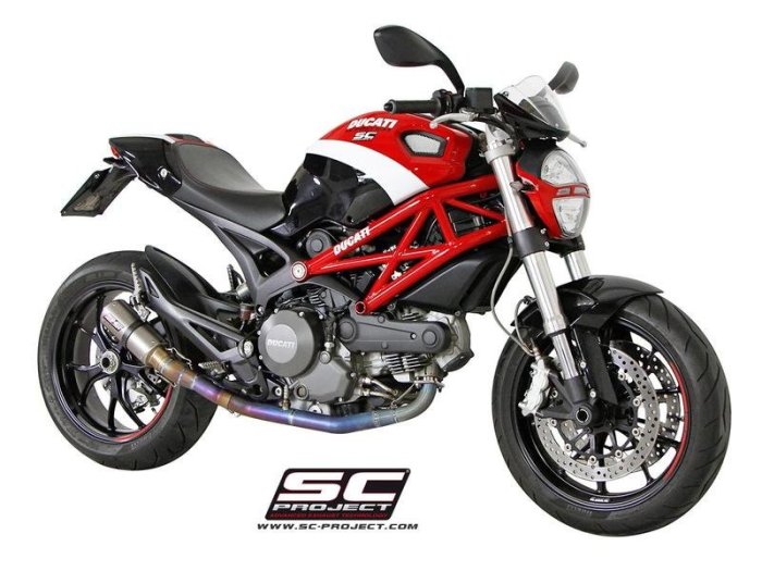 DNS部品 義大利 SC PROJECT CR-T 全段排氣管 DUCATI MONSTER 696 796 1100
