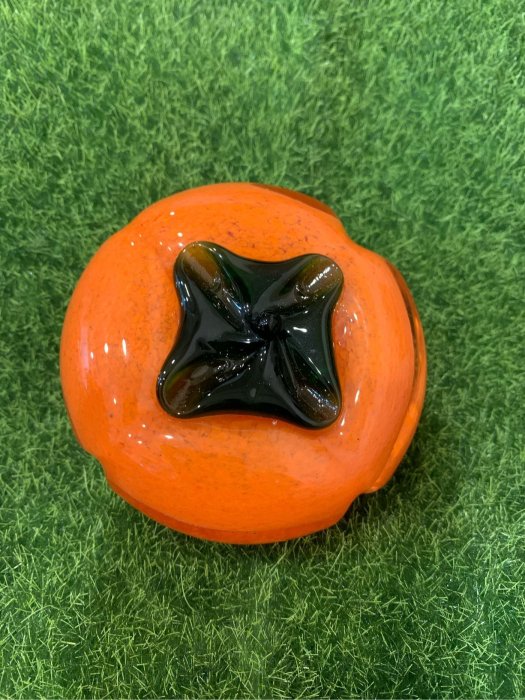 愛買JAPAN❤SEG 方柿子（橘紅） 2號方柿子 現貨一個 超美特價 可以當紙鎮