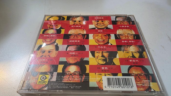 羅大佑首都音樂工廠2 專輯CD 片新無紋無IFPI 如圖歌本| Yahoo拍賣