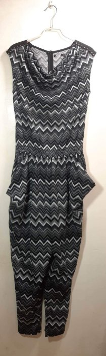 ※蜜彩BABY熊※專櫃MOMA深灰色無袖連身褲裝