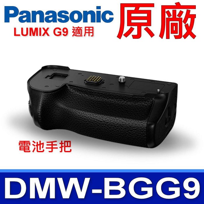 國際牌Panasonic 原廠DMW-BGG9 LUMIX G9 電池手把電池手柄| Yahoo拍賣
