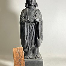 古玩輕鬆拍】老日本金工家板坂辰治作落款銅製(聖徳太子像)聖德太子像