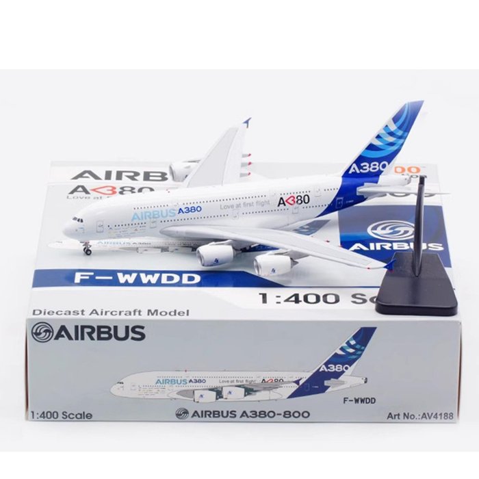 航空機・ヘリコプター Aviation 1:400 AIRBUS A380 F-WWDD House Color Airbus A380 F-WWDD iflyA380.com JC Wings