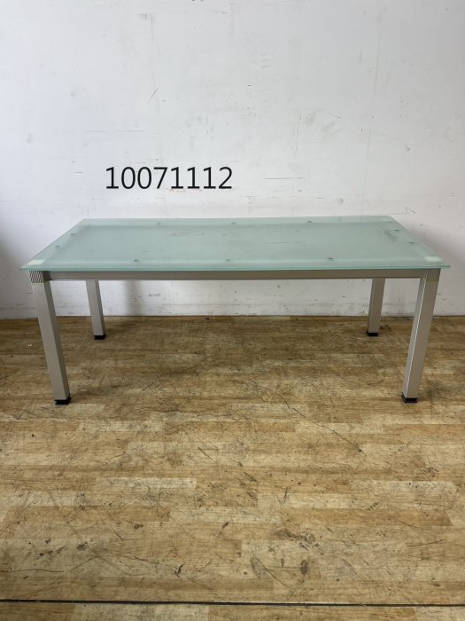 【吉旺二手家具生活館】二手/中古  玻璃餐桌  鐵腳餐桌  玻璃鐵腳餐桌  6尺玻璃餐桌 -各式新舊/二手家具買賣