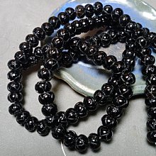 ありあ瑪瑙　如意蓮花天珠　8-65 批售《天然西藏料黑玉髓蓮花珠天珠》配珠/散珠十粒AA-05d純手工雕刻