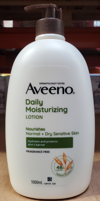 【小如的店】COSTCO好市多代購~Aveeno 艾惟諾 燕麥保濕乳液(每罐1公升) 1570816