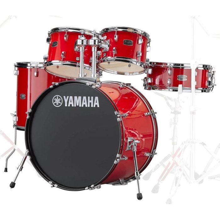 小叮噹的店-全新YAMAHA RYDEEN 紅色爵士鼓(5件套組) RDP2F5 鼓椅公司貨
