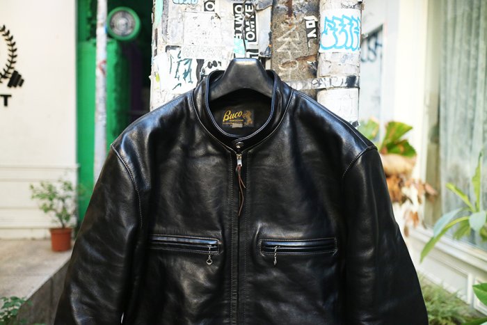 Satisfaction ] The Real McCoy's Buco J-100經典立領茶芯馬皮