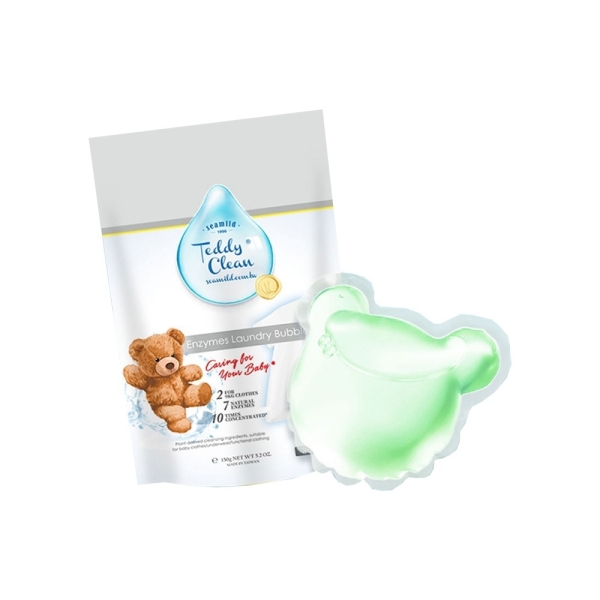 【2入組】清淨海 植萃酵素 洗衣膠囊 純淨泰迪 30顆/袋 洗衣球 小蒼蘭 晨露香 爽身粉香 綠薔薇