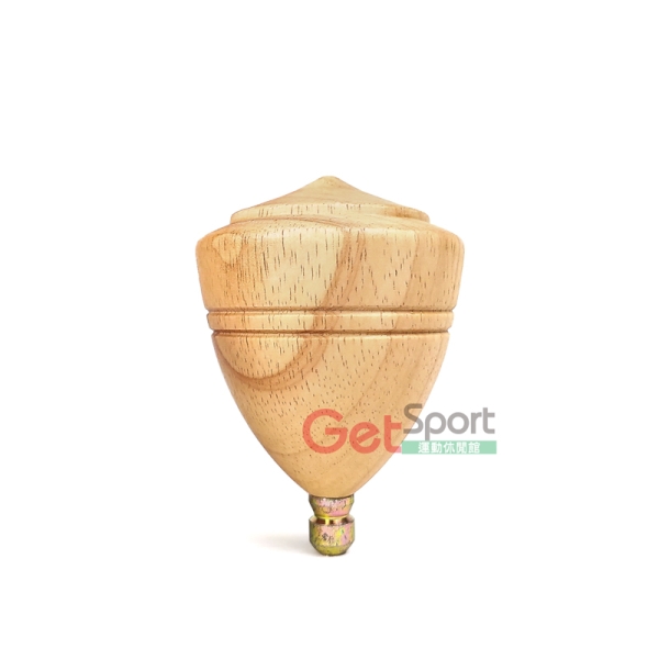 鐵人牌原木陀螺6cm(懷舊玩具/兒童遊戲/民俗童玩/傳統古玩/台灣製