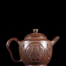 民国初期 陳鼎和陶器廠 細工彫り『般若波羅蜜多心経』紫砂煎茶碗(3客)朱泥煎茶碗 民国初期 陳鼎和陶器廠 細工彫り『般若波羅蜜多心経』紫砂煎茶碗