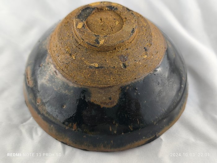 石趣齋文物@@宋代東張窯(福清窯)黑釉束口盞(包老到代) | Yahoo拍賣