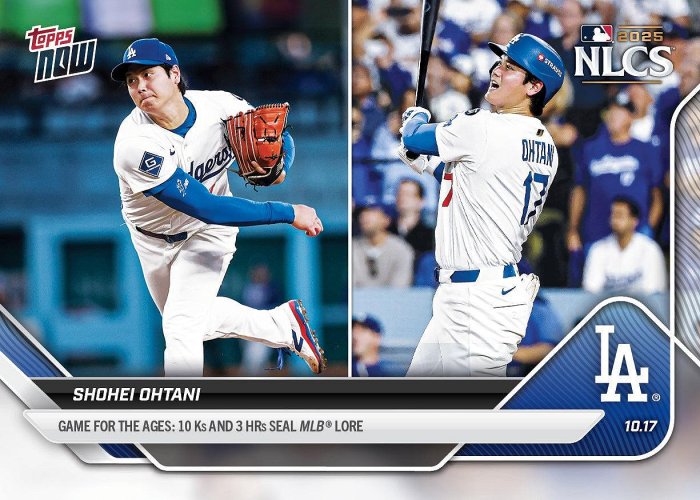 現貨][大谷翔平單場10K與三轟] 洛杉磯道奇隊Shohei Ohtani - 2025 MLB 