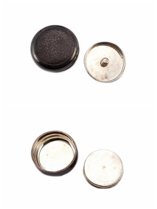 純銀鎚目茶入大勝堂造B-631 | Yahoo拍賣